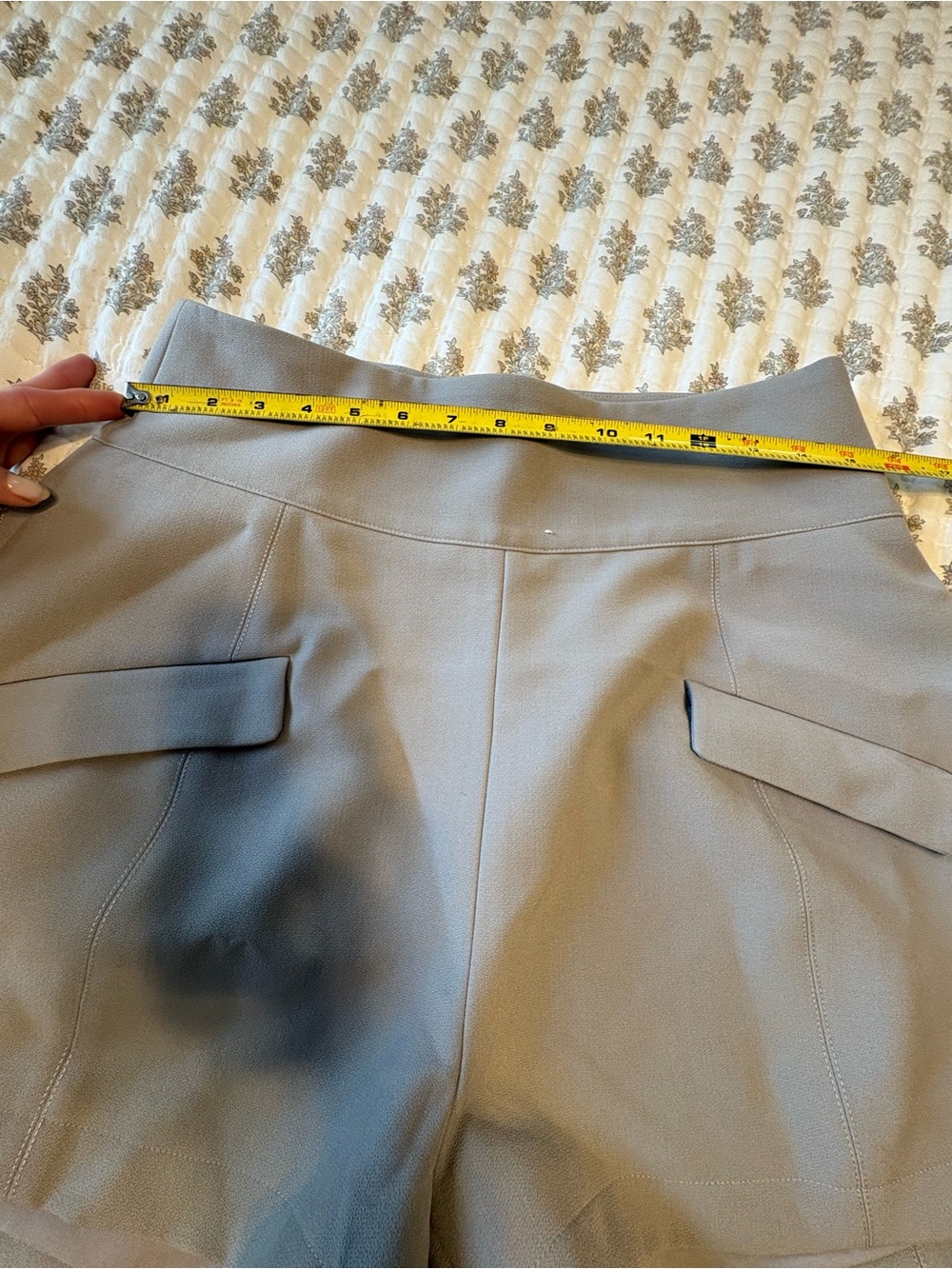 “OddMuse London Tailored High Waist Shorts Gray Taupe Size Large” - Picture 8 of 8